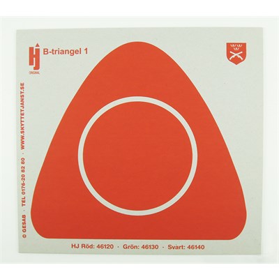 Figur B-triangel 1 orange
